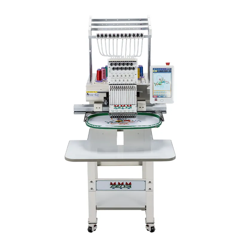 Промышленная компьютерная вышивальная машина с одной головкой и 12 иглами CTF1201N.3