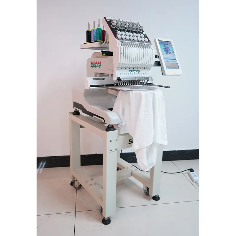 Бытовская мини компьютерная вышивальная машина с одной головкой и 12 иглами CTF1201S.8