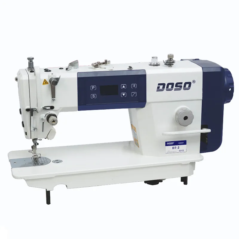 Одноигольная плоскошовная машина с прямым приводом и автоматической обрезкой нити Doso D7-2.01