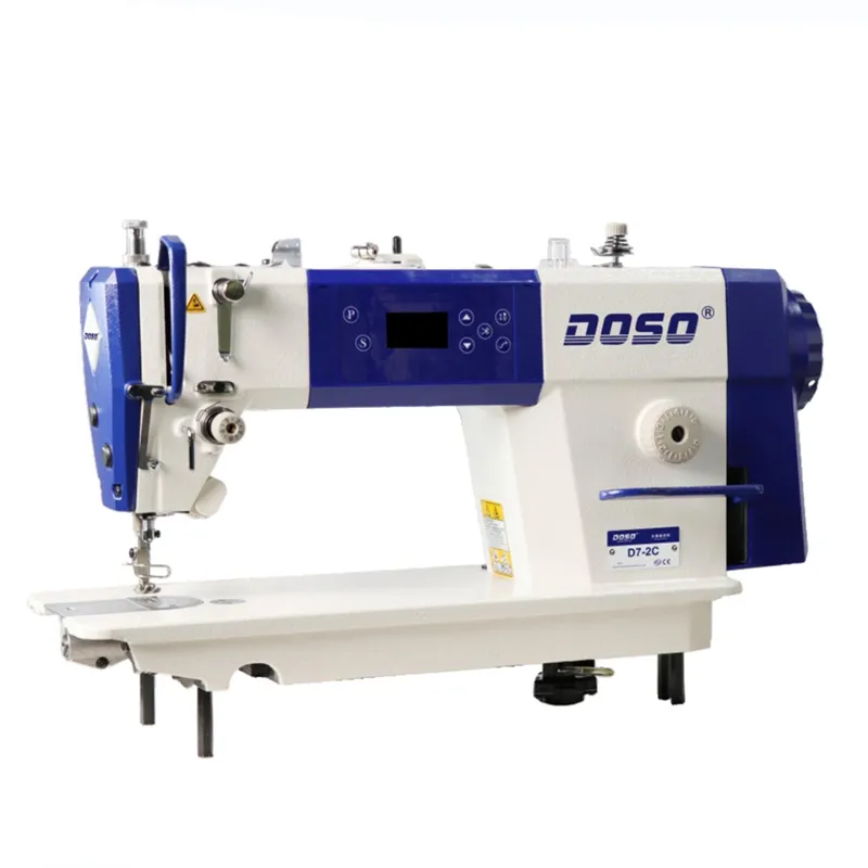 Одноигольная плоскошовная машина с прямым приводом и автоматической обрезкой нити Doso D7-2C.1