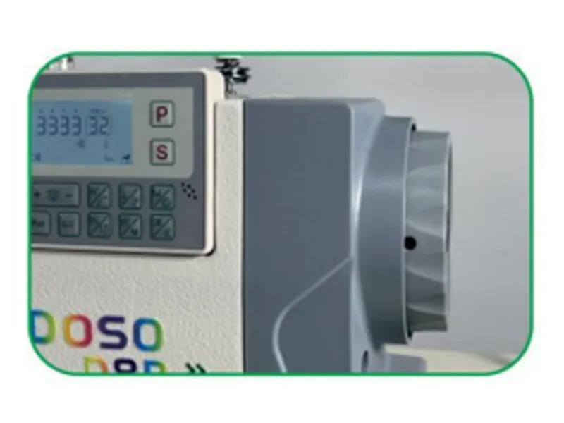 Плоскошовная машина с двойным шаговым механизмом Doso D8R.07