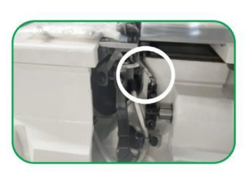 Плоскошовная машина с удлиненным шаговым механизмом подачи Doso D9R.7