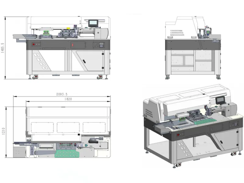 Полностью автоматическая машина для прорезки карманов DS-9D.7
