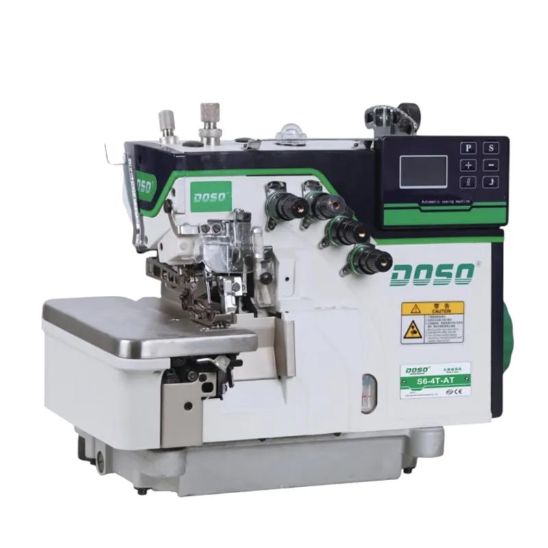 Сверхскоростная четырехниточная оверлочная машина с прямым приводом и дифференциалом Doso S6-4TAT.3
